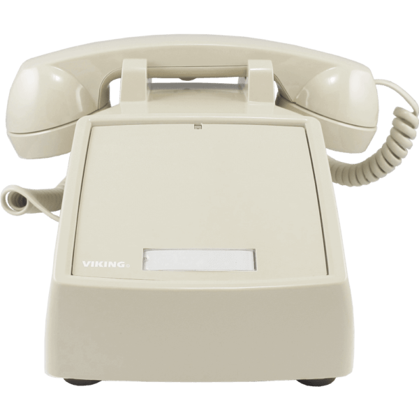 Viking Electronics K - 1500P - D - ASH Ash Desk Phone Ringer & Network No Keypad K-1500P-D-ASH - The Telecom Spot