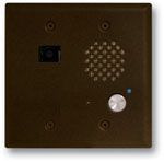 Viking Electronics Oil Rubbed Bronze Entry Phone with Color Video Camera Auto Disconnect Blue LED with Enhanced Weather Protection (EWP) E-65-BN-EWP - The Telecom Spot