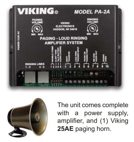 Viking Electronics PA-2A Paging / Loud Ringer - Open Box PA-2A-OB - The Telecom Spot