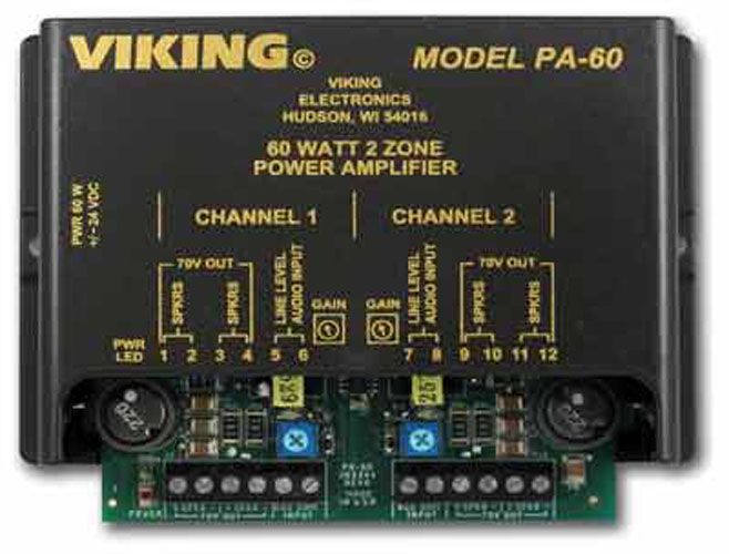Viking Electronics PA-60 60 Watt Power Amp PA-60 - The Telecom Spot