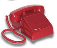 Viking Electronics Red Desk Phone Ringer & Network No Keypad K-1500P-D - The Telecom Spot