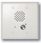 Viking Electronics Satin White Entry Phone with Automatic Disconnect & Blue LED with Enhanced Weather Protection (EWP) E-60-WH-EWP - The Telecom Spot