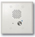 Viking Electronics Satin White Entry Phone with Automatic Disconnect & Blue LED E-60-WH - The Telecom Spot