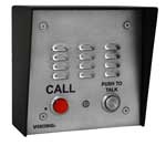 Viking Electronics Stainless Steel Handsfree Phone with Dialer and Push-To-Talk Button with Enhanced Weather Protection (EWP) E-30-PT-EWP - The Telecom Spot