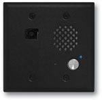 Viking Electronics Textured Black Entry Phone with Color Video Camera Auto Disconnect Blue LED with Enhanced Weather Protection (EWP) E-65-BK-EWP - The Telecom Spot