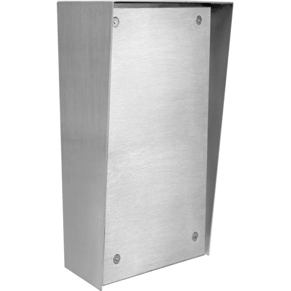 Viking Electronics VE - 5X10 - PNL - SS Stainless Steel Back Box with Aluminum Panel VE-5X10-PNL-SS - The Telecom Spot
