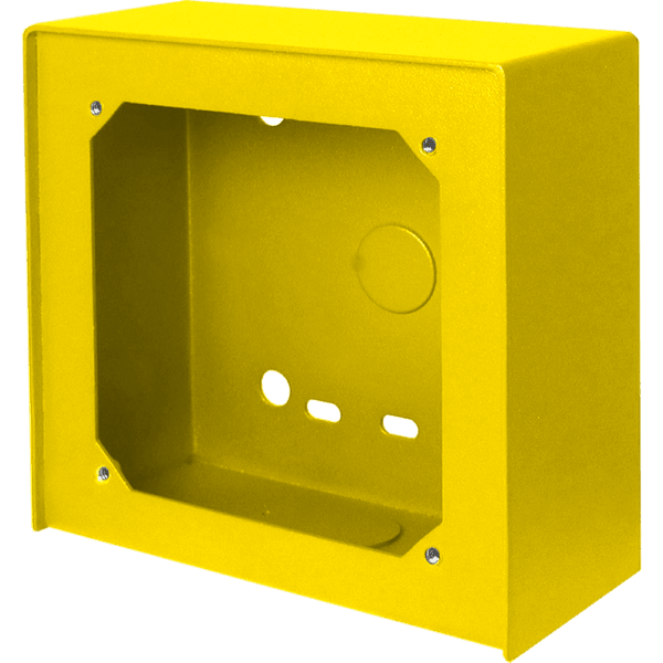 Viking Electronics VE - 5X5 - NR - YL Yellow Surface Mount Box No Rain Guard VE-5X5-NR-YL - The Telecom Spot