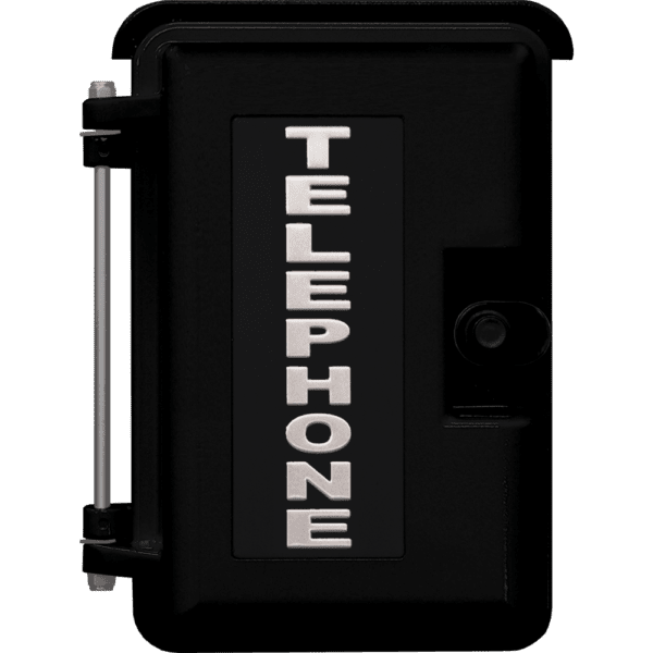 Viking Electronics VE - 9X12B - 1P Heavy - Duty Black Plastic Outdoor Enclosure, Adapter Panel 1 VE-9X12B-1P - The Telecom Spot