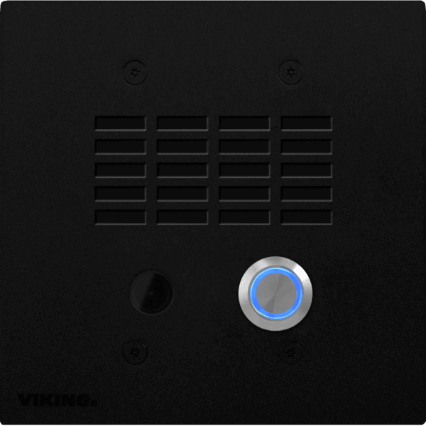 Viking Electronics X - 35 - BK IP Entry Phone with HD Video Textured Black Flush Mounts in a Double Gang X-35-BK - The Telecom Spot