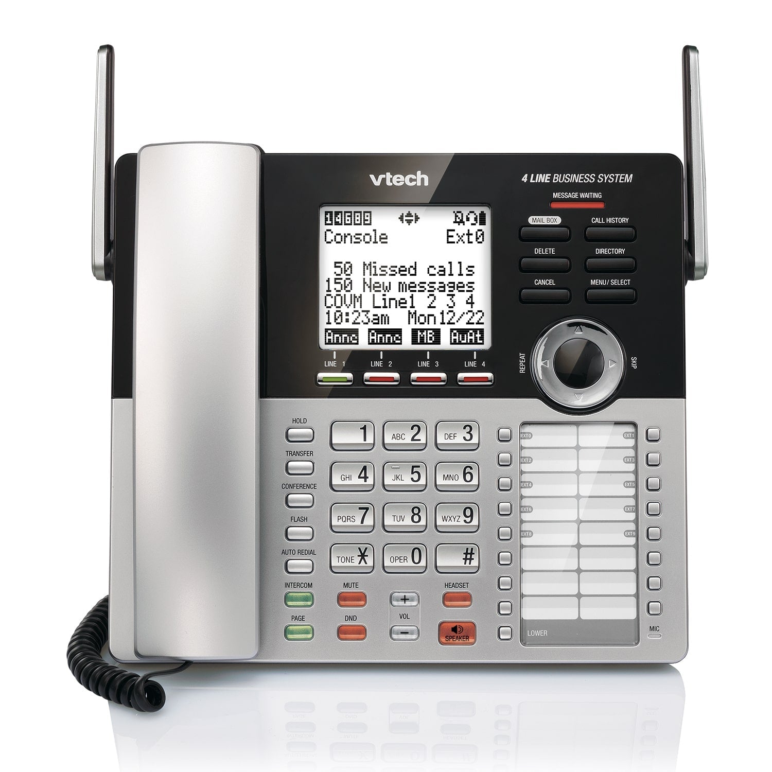 VTech CM18445 4 - Line Small Business System Main Console CM18445 - The Telecom Spot