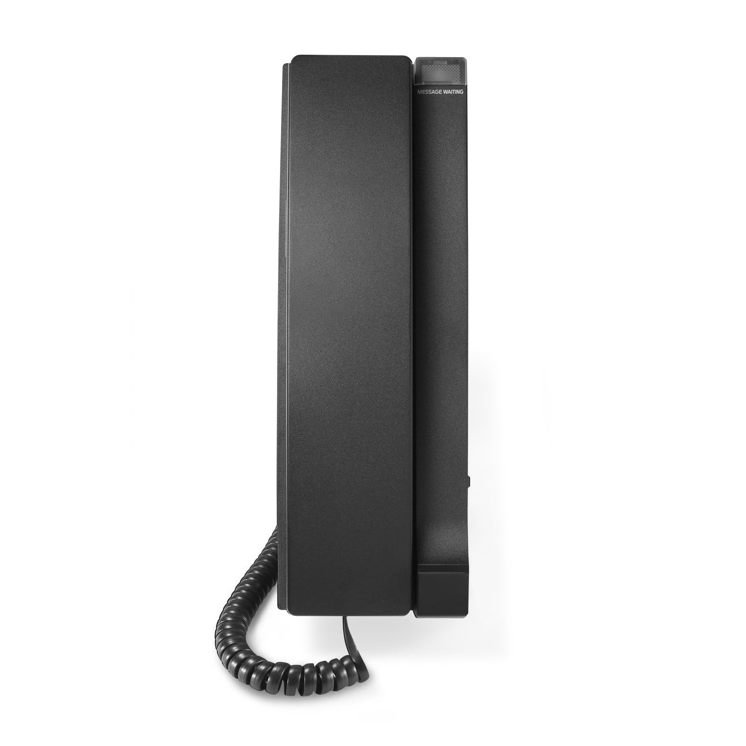 VTech Hospitality A2310 Matte Black Contemporary Analog 1 - Line Corded Lobby Phone (80 - H024 - 15 - 000) 80-H024-15-000 - The Telecom Spot