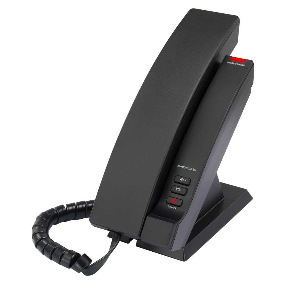 VTech Hospitality CTM - S2315 Matte Black No Emergency Contemporary TrimStyle SIP 1 - Line Corded Phone (80 - H0H8 - 15 - 000) 80-H0H8-15-000 - The Telecom Spot