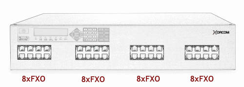 Xorcom XE2022 Asterisk PBX: 32 FXO XE2022 - The Telecom Spot