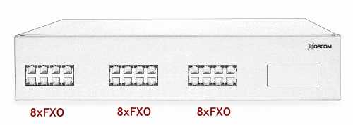 Xorcom XR3021 Asterisk PBX: 24 FXO XR3021 - The Telecom Spot