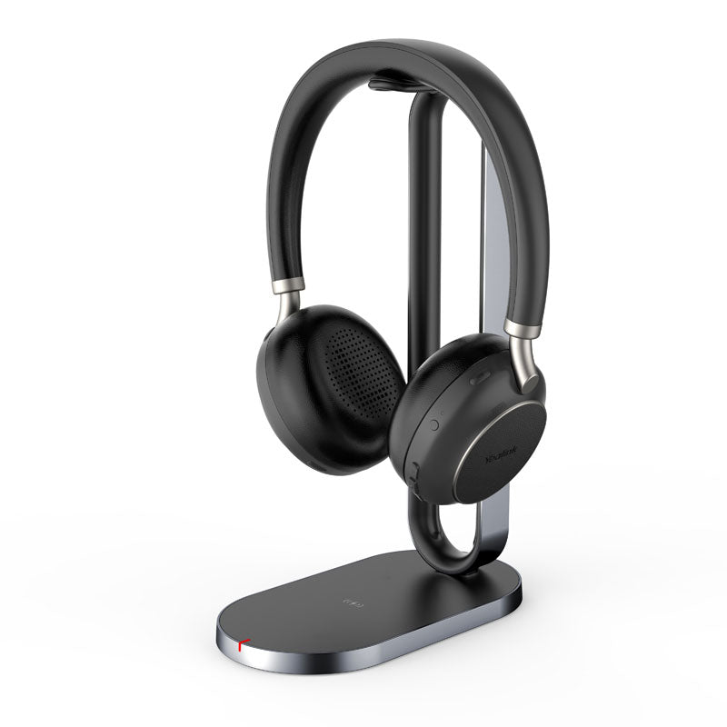 Yealink BH76 Bluetooth Headset w/Charging Stand BH76-Stand-UC-Black-USB-A - The Telecom Spot
