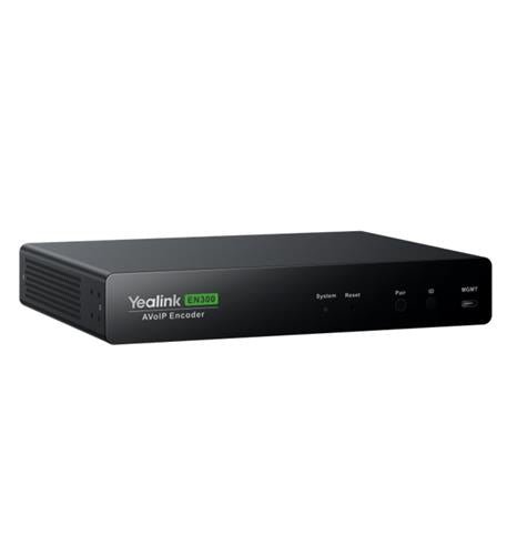 Yealink EN300 AV over IP Encoder – Professional 4K60 Transmitter with Dante AV, BYOD & PoE+ (1303167) EN300 - The Telecom Spot