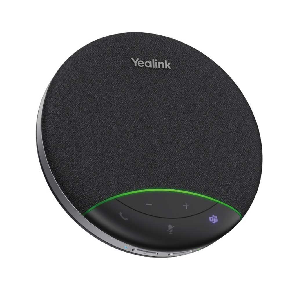 Yealink SP92 Bluetooth Speakerphone – AI Noise Cancellation, 20 - Hour Battery, USB - C/A, Virtual Bass Audio SP92 - DONGLE - USB - C/A - The Telecom Spot