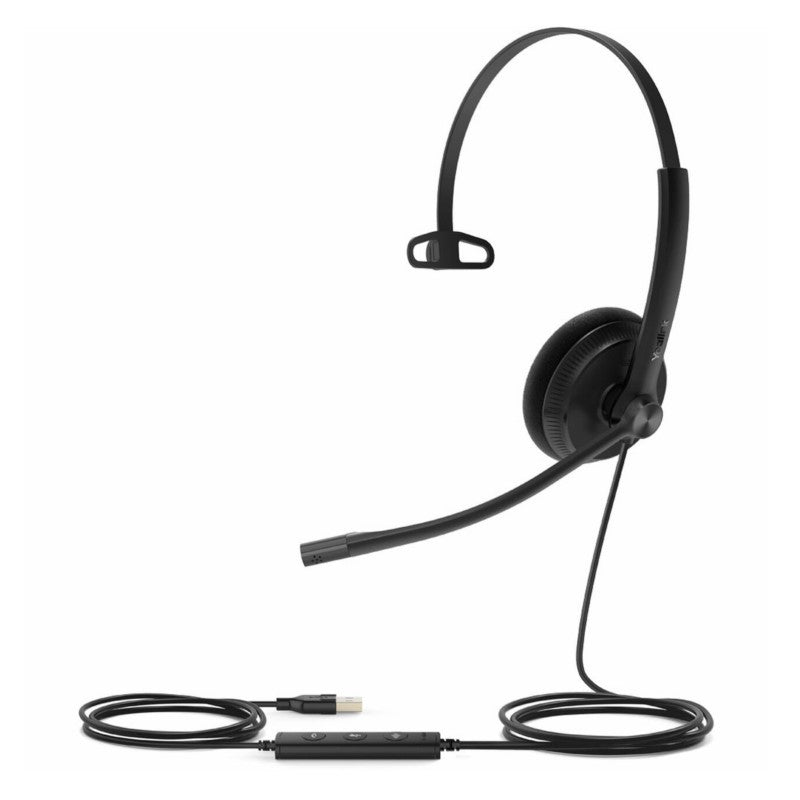 Yealink UH34 Lite Mono Corded USB Headset - TEAMS Version UH34-LITE-MONO-TEAMS - The Telecom Spot