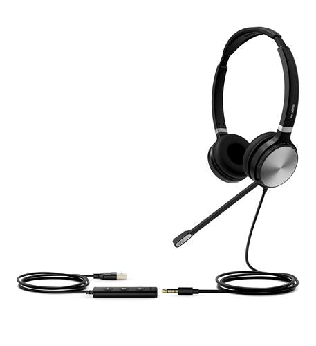 Yealink UH36 USB Wired Headset - Dual Teams UH36-DUAL-TEAMS - The Telecom Spot