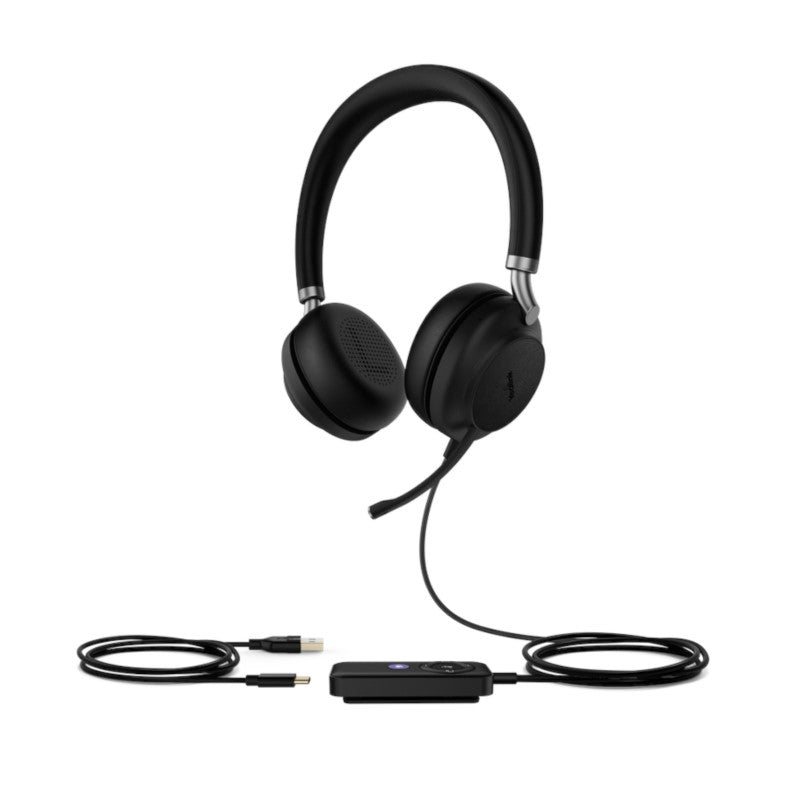 Yealink UH38 Premium USB Headset UH38-DUAL-UC-BAT - The Telecom Spot