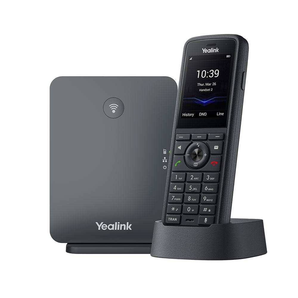 Yealink W79P Pro Ruggedized DECT IP Phone System – IP67 Tough Cordless Phones with Safety Alarms for Warehouses & Factories W79P-PRO - The Telecom Spot