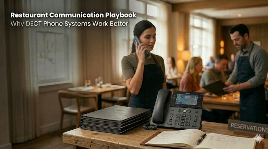 Restaurant Communication Playbook: Are Wireless DECT Phone Systems the Missing Link? - The Telecom Spot
