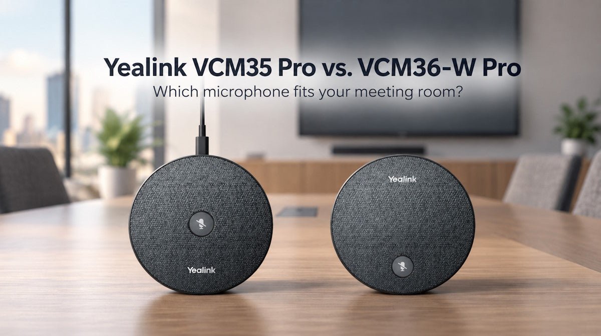 Yealink VCM35 Pro vs. VCM36-W Pro: Which Microphone Is a Better Fit for Your Meeting Room? - The Telecom Spot