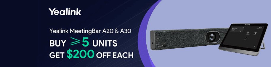 Yealink Meetingbar Year-End Sale - The Telecom Spot