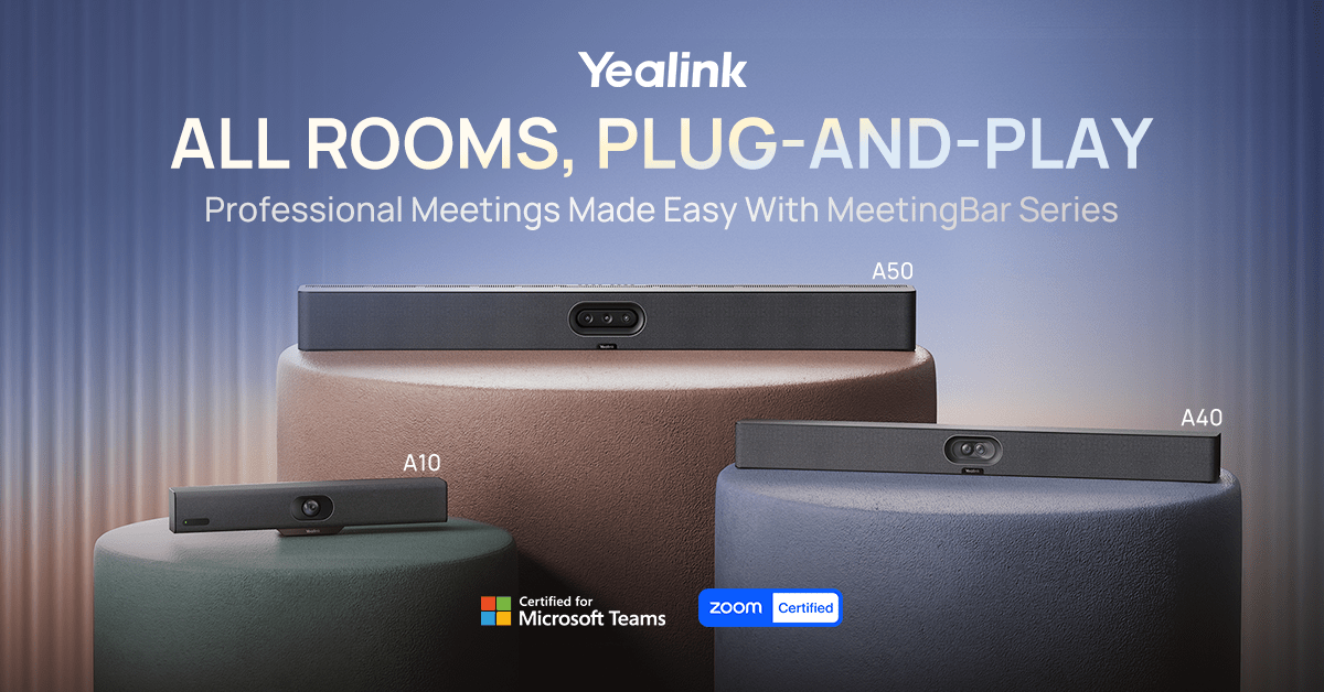 Yealink MeetingBars - The Telecom Spot