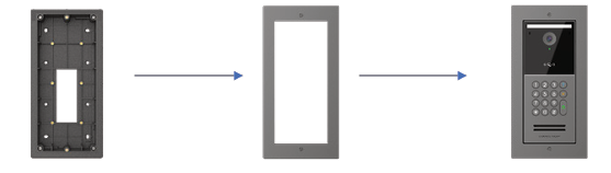 Grandstream GDS3725/GDS3726 In-Wall Mounting Kit (GDS372X-FM)