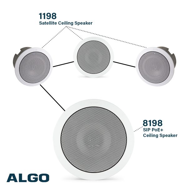 Algo 8198 SIP PoE+ Ceiling Speaker 8198 - The Telecom Spot