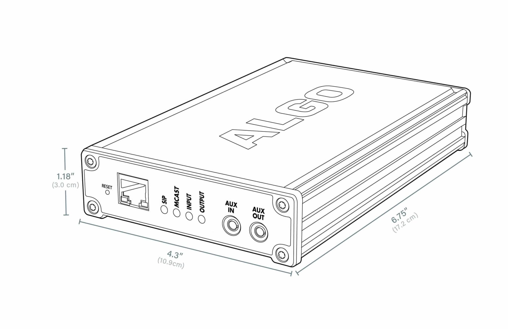 Algo 8301 IP Voice Paging Adapter & Bell Scheduler 8301 - The Telecom Spot