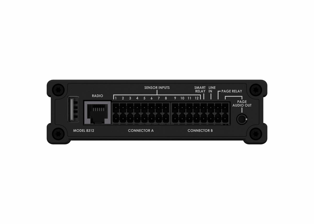 Algo 8312 Expanded IP Paging Adapter – SIP Paging, Handheld Radio Integration & 12 Sensor Inputs for Hybrid UC & Radio Workflows  - The Telecom Spot