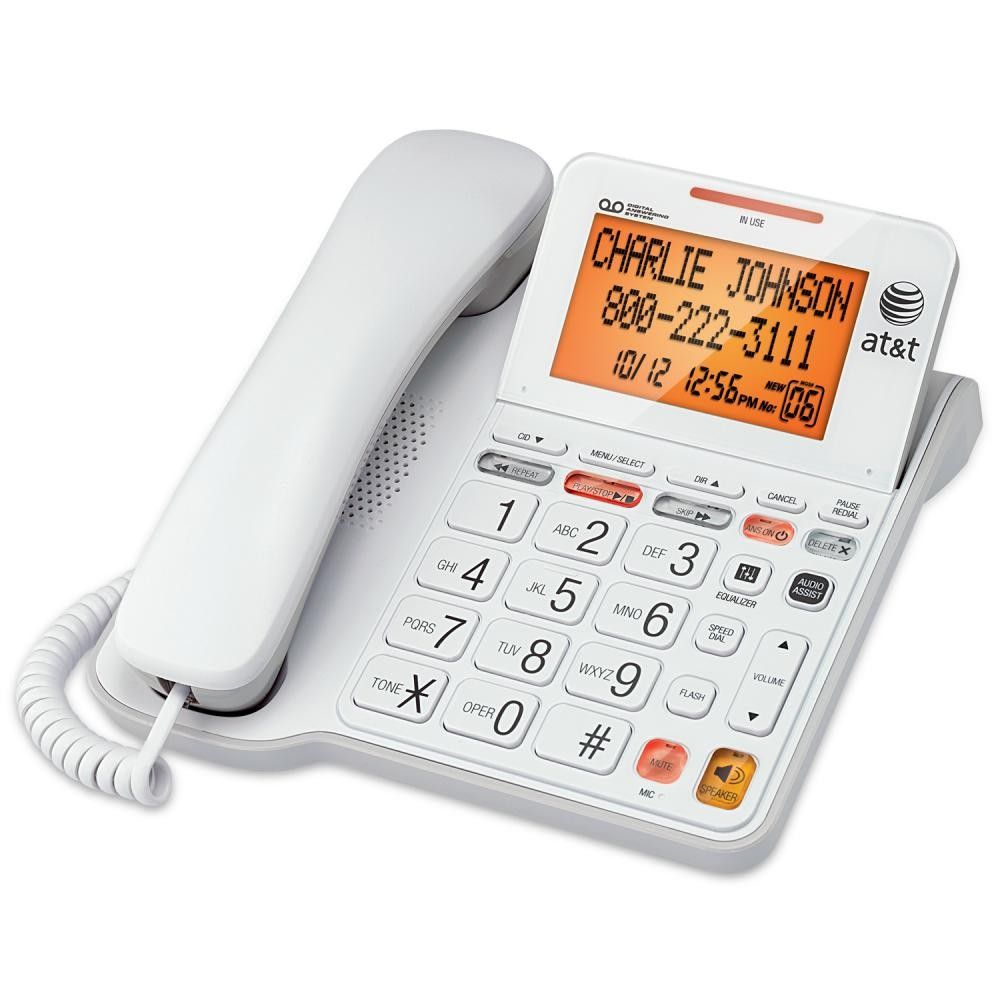 ATT Corded Answering System w/Large Display ATT-CL4940 - The Telecom Spot