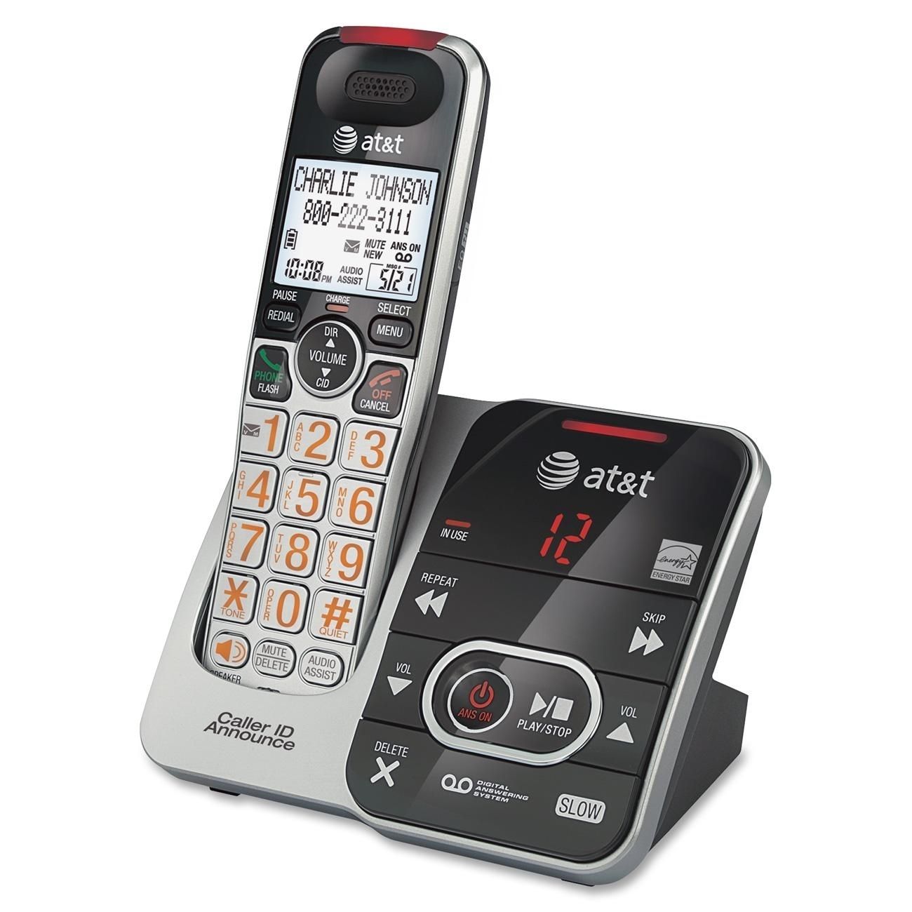 ATT Cordless Answering System with Caller ID ATT-CRL32102 - The Telecom Spot