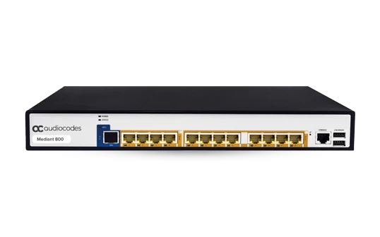 Audiocodes Mediant 800C with 1 E1/T1, 4 FXS and 4 GE SBC M800C-V-1ET4S - The Telecom Spot