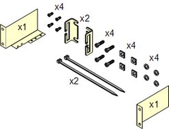 Avaya IP400 Rack Mounting Kit - Refurbished 700210800-RF - The Telecom Spot