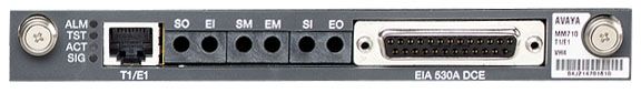 Avaya MM710 E1/T1 Media Module - Refurbished 700394737-RF - The Telecom Spot