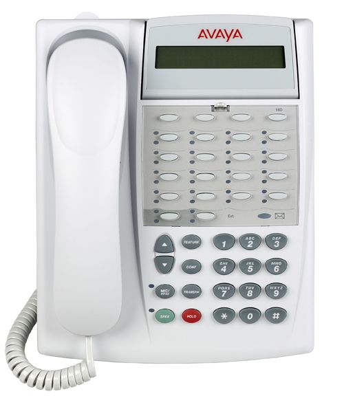 Avaya Partner 18D Display Telephone - Series 2, White - Refurbished 700420029-RF - The Telecom Spot