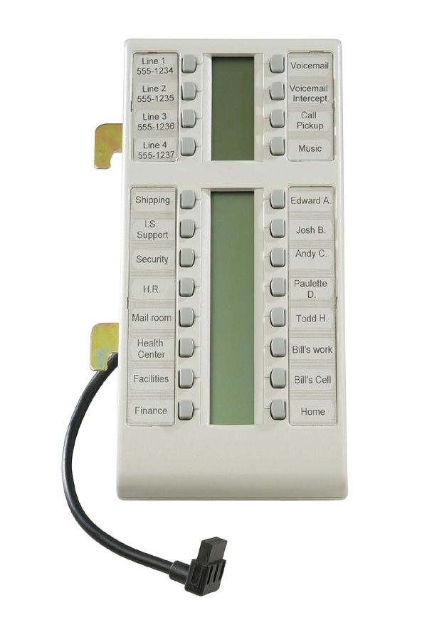 Avaya/Nortel T24 KIM (Key Indicator Module), Platinum NT8B29AAABE6* - The Telecom Spot