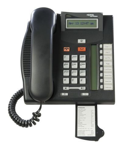 Avaya/Nortel T7208 Telephone, Charcoal NT8B26AABLE6* - The Telecom Spot