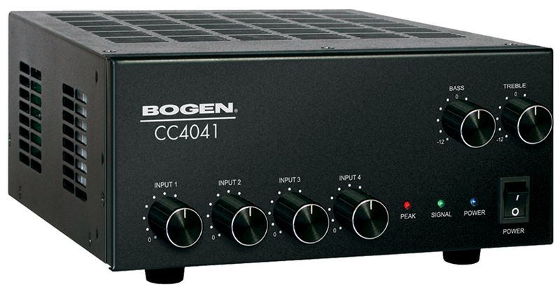 Bogen Amplifier 40W 4IN/1Priority LV CC4041 - The Telecom Spot