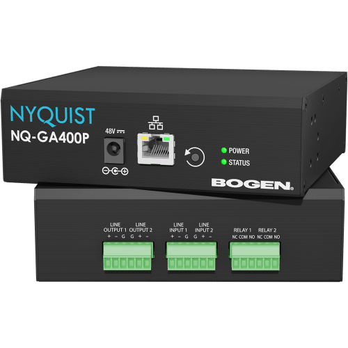 Bogen NQ - GA400P Nyquist IP Paging System 2 Channel AOIP Gateway POE NQ-GA400P - The Telecom Spot