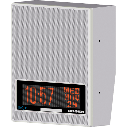 Bogen Nyquist NQ - S1810WBC VoIP Wall Baffle Combo Speaker with Integrated LED Text Display & Programmable Flasher NQ-S1810WBC - The Telecom Spot