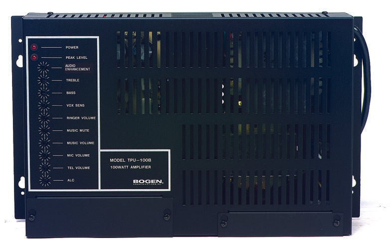 Bogen TPU100B 100W Paging Amplifier TPU100B - The Telecom Spot