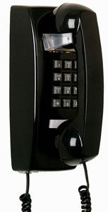 Cetis 25402 Wall Phone BLACK AEGIS-2554-B - The Telecom Spot