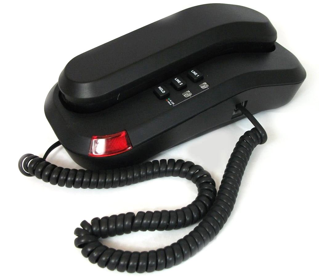 Cetis TeleMatrix 2L Trimline Black Phone 691591 - The Telecom Spot