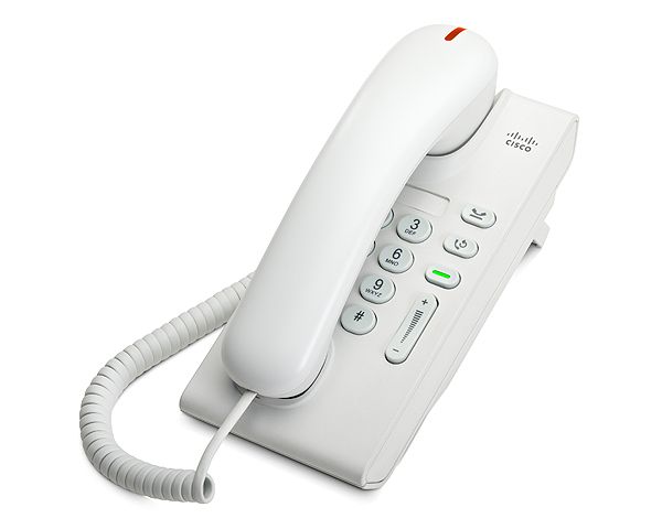 Cisco UC IP Phone 6901 - White Standard Handset CP-6901-W-K9= - The Telecom Spot
