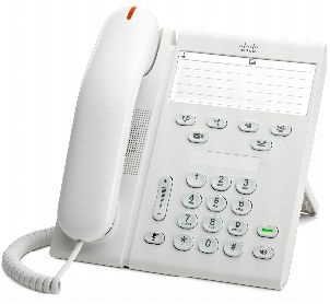 Cisco UC IP Phone 6911 - White, Standard Handset CP-6911-W-K9= - The Telecom Spot