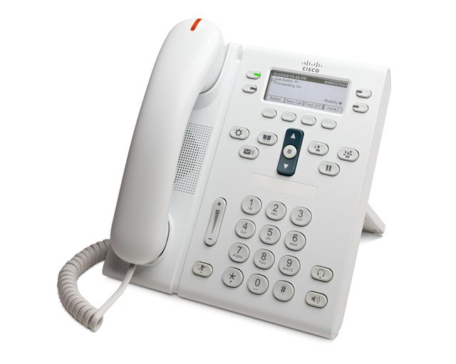 Cisco Unified IP Phone 6941, White, Standard Handset CP-6941-W-K9= - The Telecom Spot